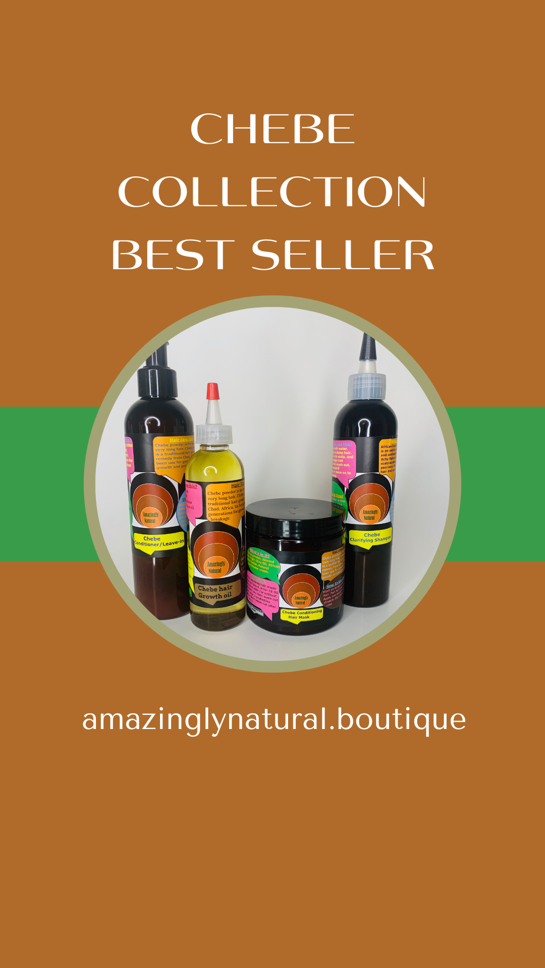 best seller chebe collection from Amazingly Natural Hair Care