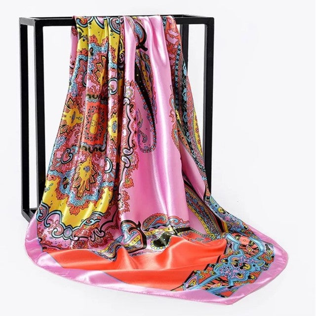 Silk Hair Scarf β Protective Wrap for Curls & Coils