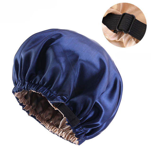 Reversible Satin Bonnet – Double-Sided Curl Protection