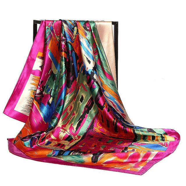 Silk Hair Scarf β Protective Wrap for Curls & Coils