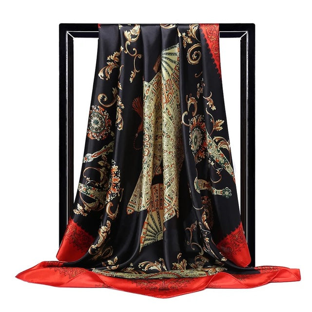Silk Hair Scarf β Protective Wrap for Curls & Coils