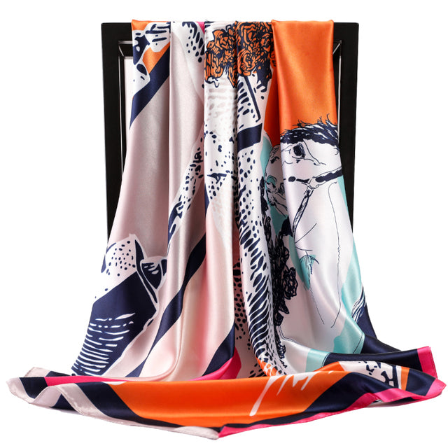 Silk Hair Scarf β Protective Wrap for Curls & Coils