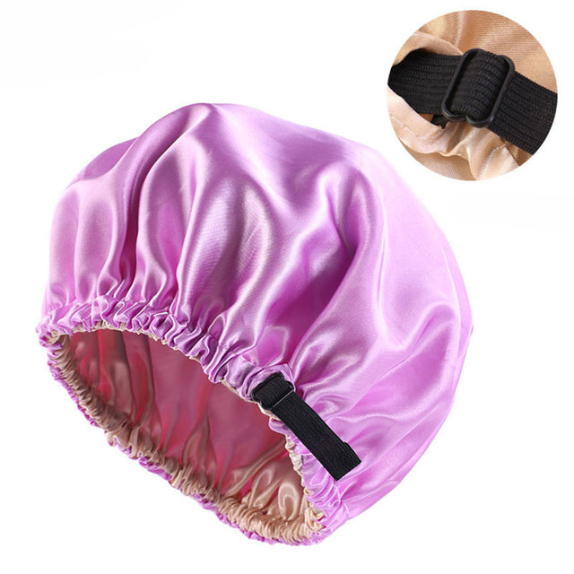 Reversible Satin Bonnet – Double-Sided Curl Protection