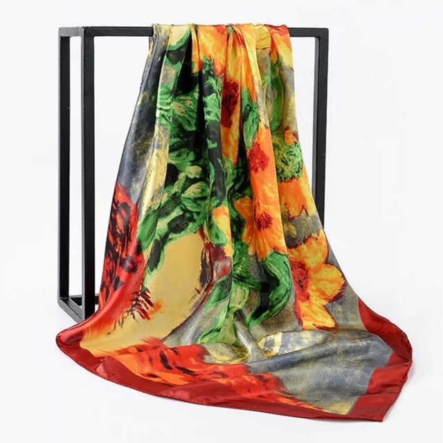 Silk Hair Scarf β Protective Wrap for Curls & Coils