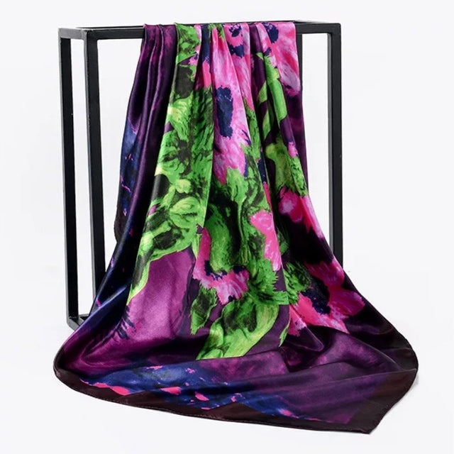 Silk Hair Scarf β Protective Wrap for Curls & Coils