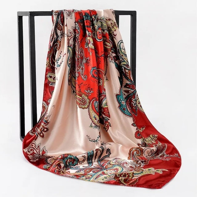 Silk Hair Scarf β Protective Wrap for Curls & Coils