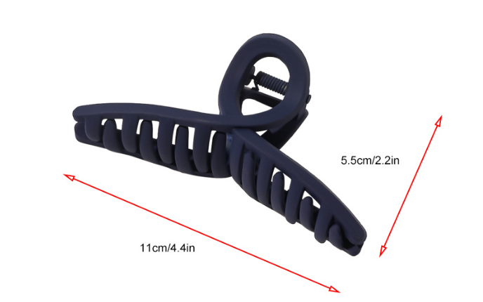 Frosted Hair Claw Clip – Everyday Hold for Curls & Coils