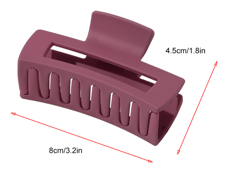Frosted Hair Claw Clip – Everyday Hold for Curls & Coils