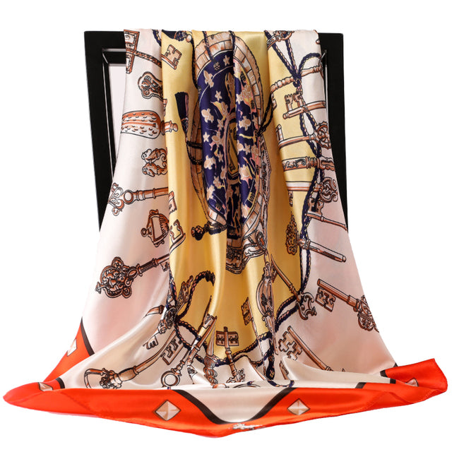 Silk Hair Scarf – Protective Wrap for Curls &amp; Coils