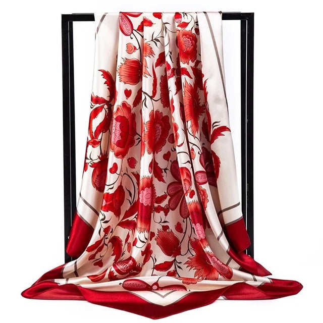 Silk Hair Scarf – Protective Wrap for Curls &amp; Coils