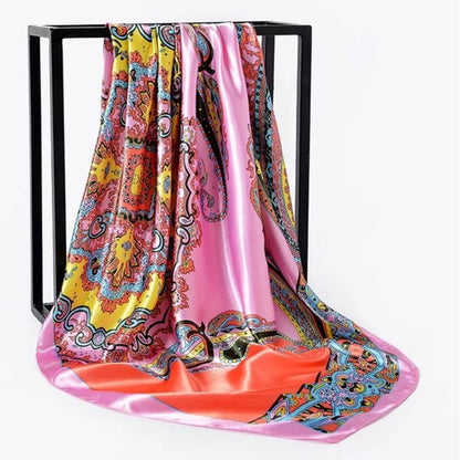 Silk Hair Scarf – Protective Wrap for Curls &amp; Coils