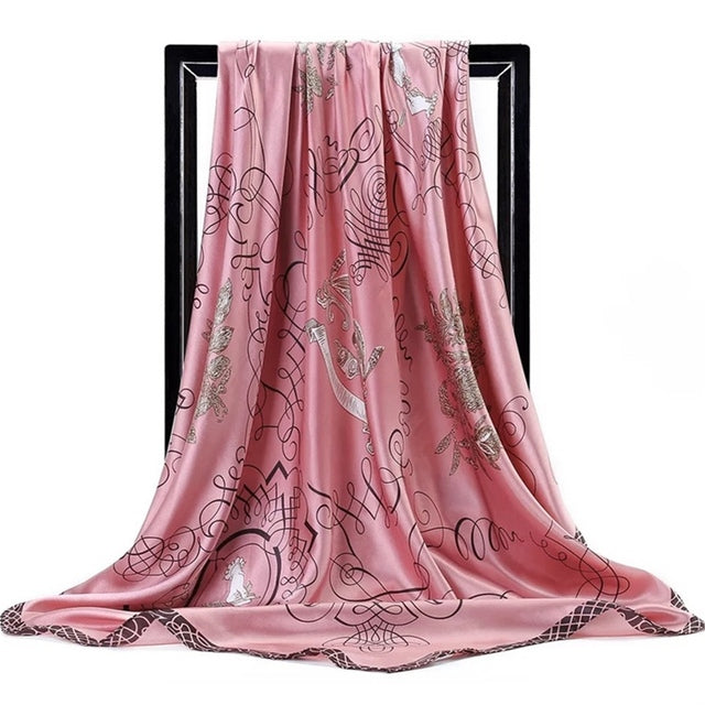 Silk Hair Scarf – Protective Wrap for Curls &amp; Coils