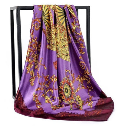 Silk Hair Scarf – Protective Wrap for Curls &amp; Coils