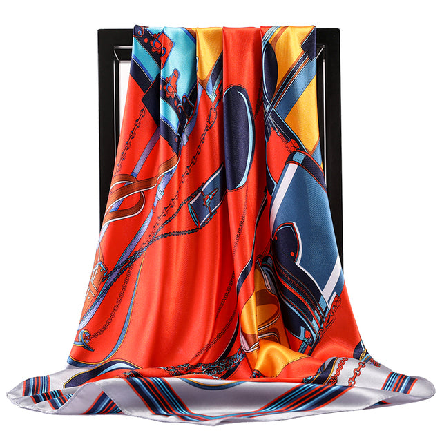 Silk Hair Scarf – Protective Wrap for Curls &amp; Coils