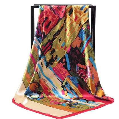 Silk Hair Scarf – Protective Wrap for Curls &amp; Coils
