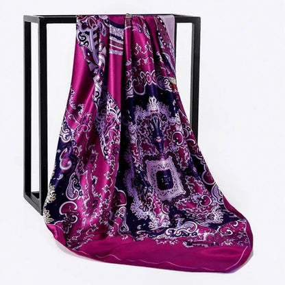 Silk Hair Scarf – Protective Wrap for Curls &amp; Coils