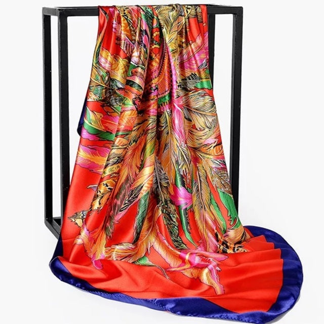 Silk Hair Scarf – Protective Wrap for Curls &amp; Coils
