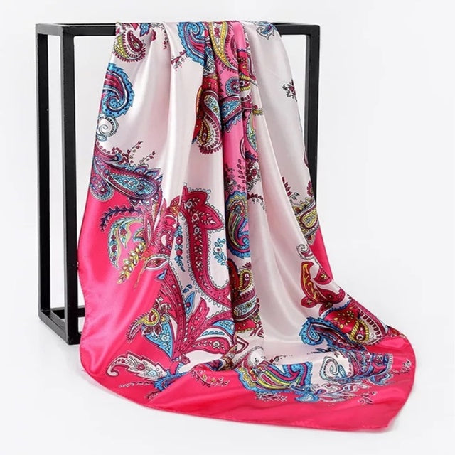 Silk Hair Scarf – Protective Wrap for Curls &amp; Coils