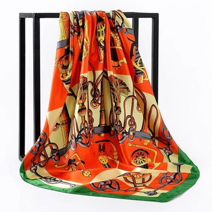 Silk Hair Scarf – Protective Wrap for Curls &amp; Coils