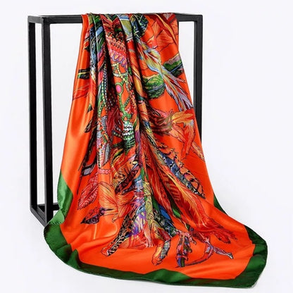 Silk Hair Scarf – Protective Wrap for Curls &amp; Coils