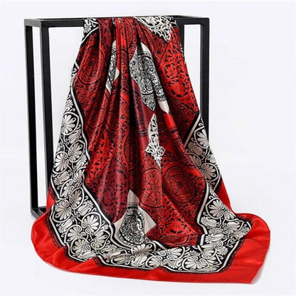 Silk Hair Scarf – Protective Wrap for Curls &amp; Coils