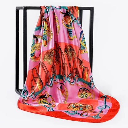 Silk Hair Scarf – Protective Wrap for Curls &amp; Coils