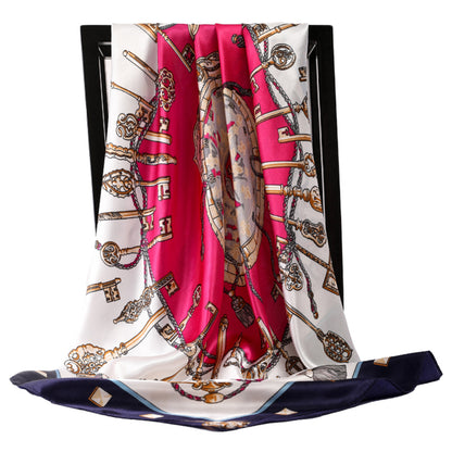 Silk Hair Scarf – Protective Wrap for Curls &amp; Coils