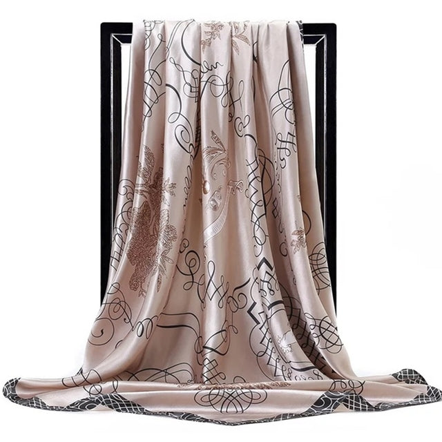 Silk Hair Scarf – Protective Wrap for Curls &amp; Coils