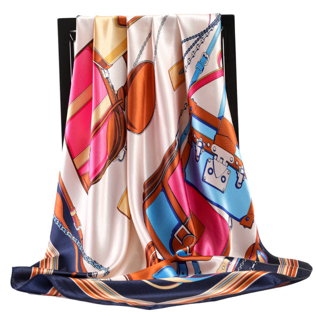 Silk Hair Scarf – Protective Wrap for Curls &amp; Coils