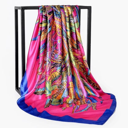 Silk Hair Scarf – Protective Wrap for Curls &amp; Coils