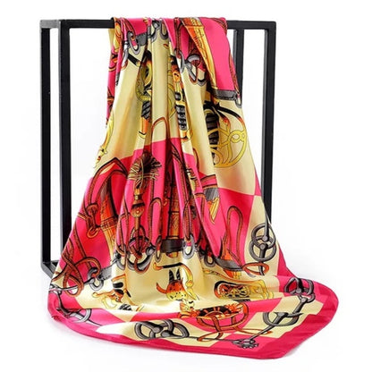 Silk Hair Scarf – Protective Wrap for Curls &amp; Coils