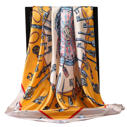 Silk Hair Scarf – Protective Wrap for Curls &amp; Coils