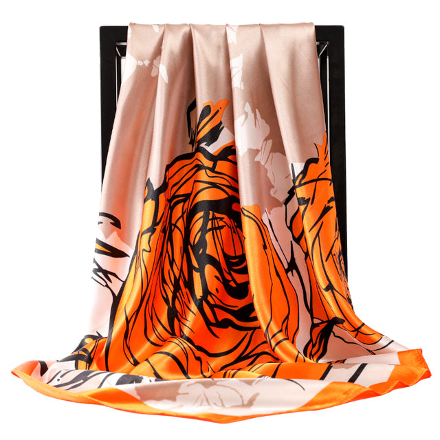 Silk Hair Scarf – Protective Wrap for Curls &amp; Coils