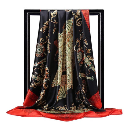 Silk Hair Scarf – Protective Wrap for Curls &amp; Coils
