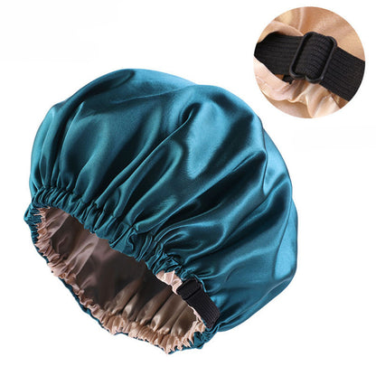 Reversible Satin Bonnet – Double-Sided Curl Protection