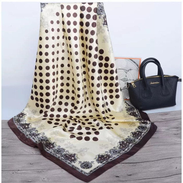 Silk Hair Scarf – Protective Wrap for Curls &amp; Coils