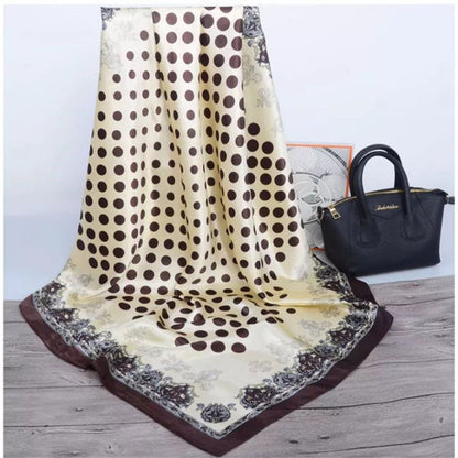 Silk Hair Scarf – Protective Wrap for Curls &amp; Coils