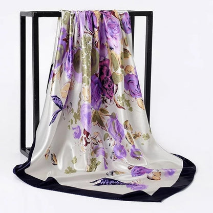 Silk Hair Scarf – Protective Wrap for Curls &amp; Coils