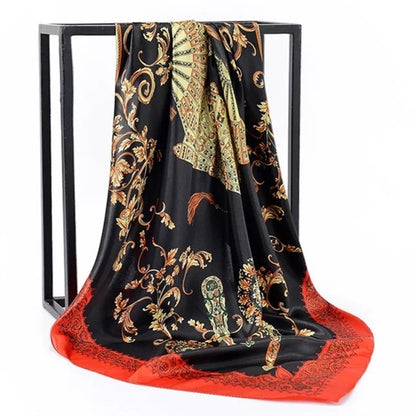 Silk Hair Scarf – Protective Wrap for Curls &amp; Coils