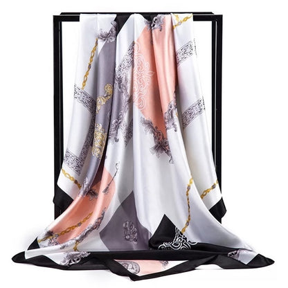 Silk Hair Scarf – Protective Wrap for Curls &amp; Coils