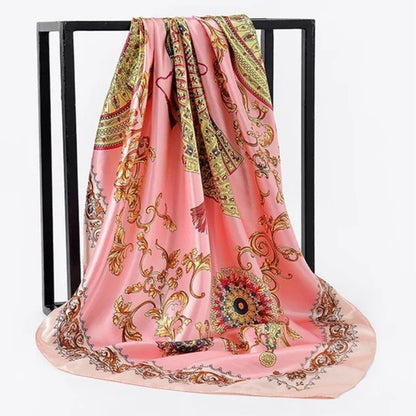 Silk Hair Scarf – Protective Wrap for Curls &amp; Coils