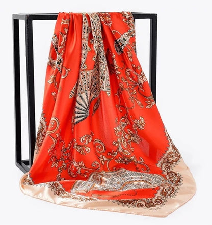 Silk Hair Scarf – Protective Wrap for Curls &amp; Coils