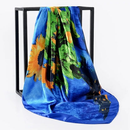 Silk Hair Scarf – Protective Wrap for Curls &amp; Coils