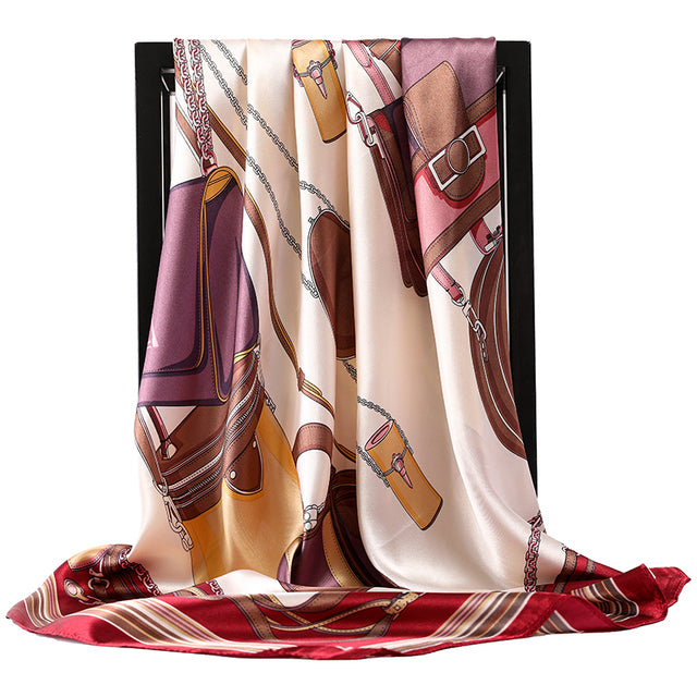 Silk Hair Scarf – Protective Wrap for Curls &amp; Coils