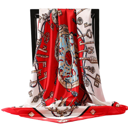Silk Hair Scarf – Protective Wrap for Curls &amp; Coils