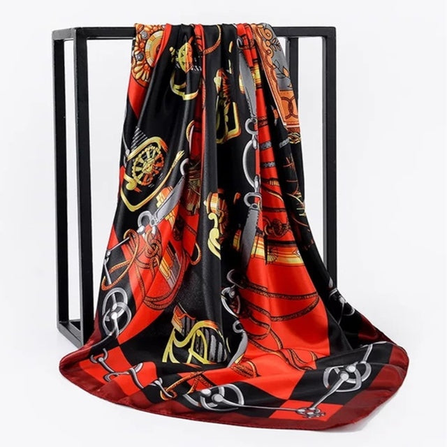 Silk Hair Scarf – Protective Wrap for Curls &amp; Coils