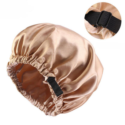Reversible Satin Bonnet – Double-Sided Curl Protection