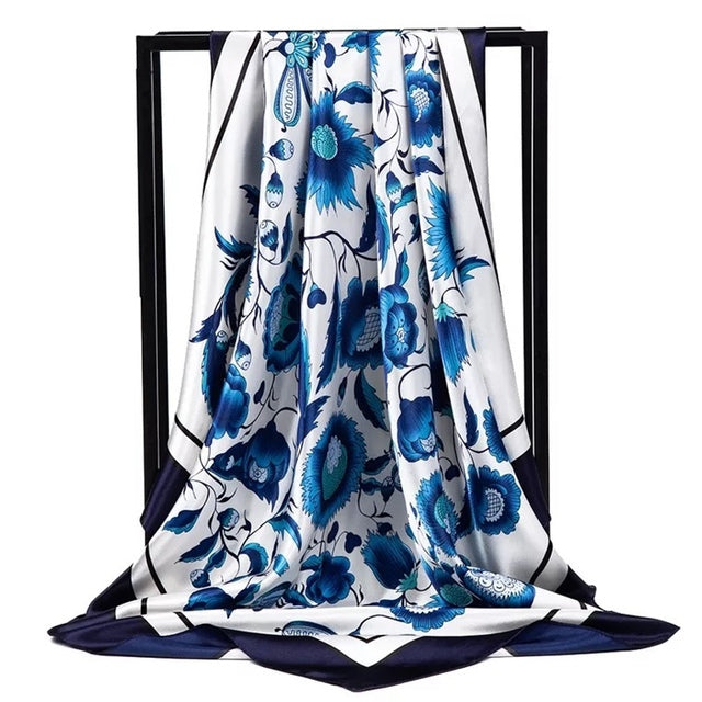 Silk Hair Scarf – Protective Wrap for Curls &amp; Coils