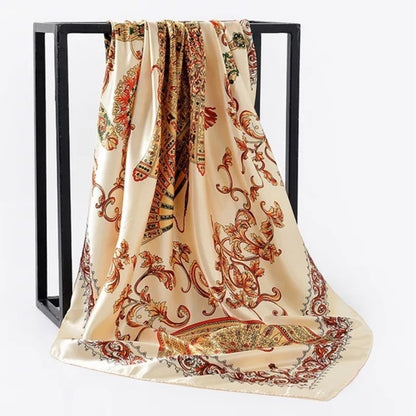 Silk Hair Scarf – Protective Wrap for Curls &amp; Coils