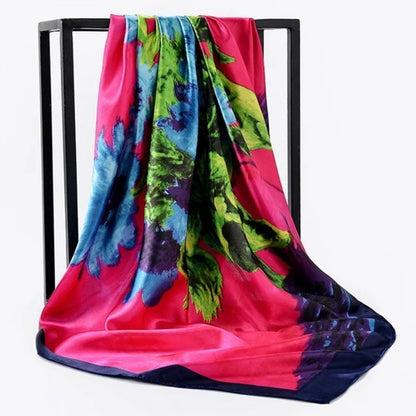 Silk Hair Scarf – Protective Wrap for Curls &amp; Coils